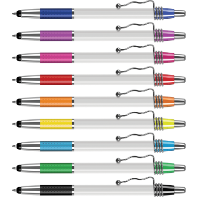 Picture of SYSTEM 076 BALL PEN (LINE COLOUR PRINT)