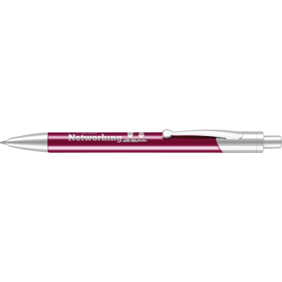 Picture of CLEARANCE CALYPSO BALL PEN (LINE COLOUR PRINT)