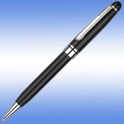 Picture of BLENHEIM BALL PEN in Black with Silver Trim