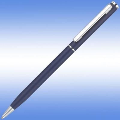 Picture of CHEVIOT ARGENT BALL PEN in Blue with Silver Trim