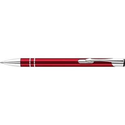 Picture of ELECTRA ALUMINIUM METAL BALL PEN in Red