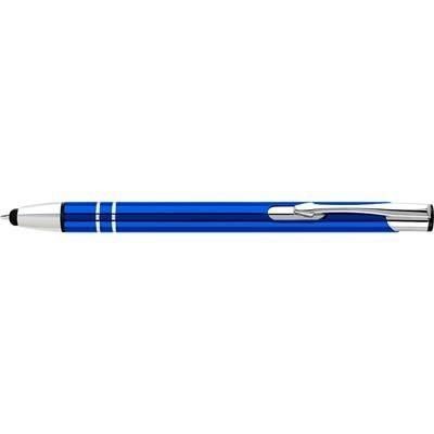 Picture of ELECTRA TOUCH BALL PEN in Blue with Silver Chrome Trim