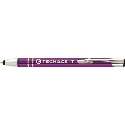 Picture of ELECTRA TOUCH BALL PEN in Purple with Silver Chrome Trim