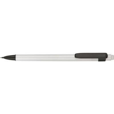Picture of GUEST MECHANICAL PROPELLING PENCIL in White with Black Trim
