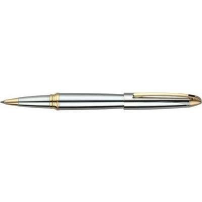 Picture of LUCERNE ROLLERBALL PEN in Silver Chrome with Gold Gilt Trim