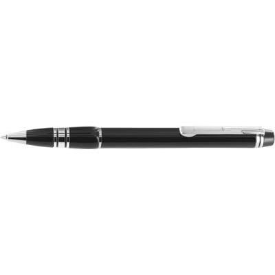Picture of MBB01 BALL PEN in Black with Silver Chrome Trim