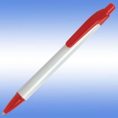 Picture of PANTHER EXTRA BALL PEN in White with Red Trim