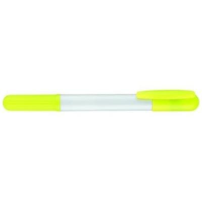 Picture of PRIMA GEL HIGHLIGHTER in White with Yellow Trim & Highlighter