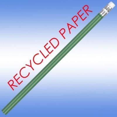 Picture of RECYCLED PAPER PENCIL in Green