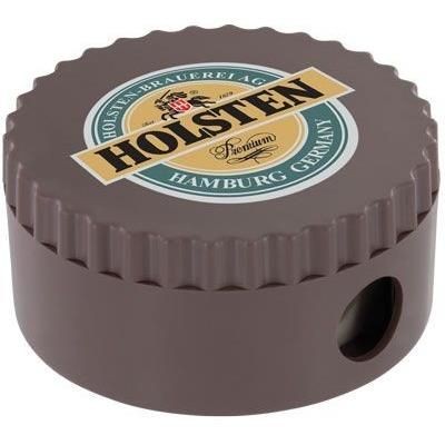 Picture of RECYCLED PENCIL SHARPENER in Brown