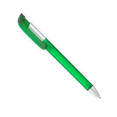 Picture of ALLSTAR FROST EXTRA BALL PEN with Frosted Green Barrel & Satin Silver Chrome Trim