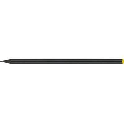 Picture of BLACK KNIGHT GEM PENCIL in Black with Yellow Gem