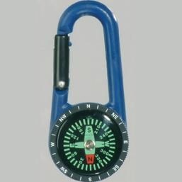 Picture of ADVENTURE COMPASS KEYRING with Carabiner.