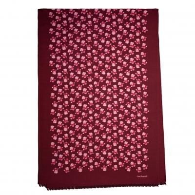 Picture of CACHAREL LONG SCARF HORTENSE BRIGHT RED