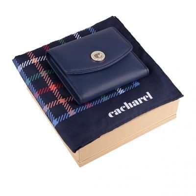 Picture of CACHAREL SET HARLOW NAVY LADY PURSE & SILK SCARF