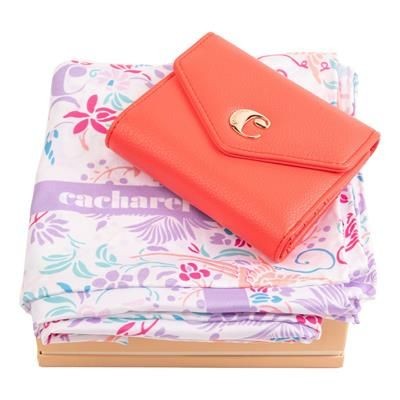 Picture of CACHAREL SET ALMA LADY PURSE & SILK SCARF