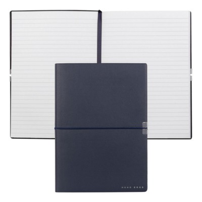 Picture of HUGO BOSS NOTE BOOK A5 ELEGANCE STORYLINE NAVY LINED