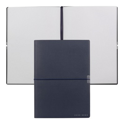Picture of HUGO BOSS NOTE BOOK A5 ELEGANCE STORYLINE NAVY PLAIN