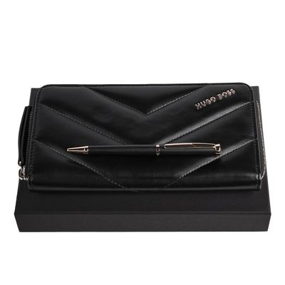 Picture of HUGO BOSS SET HUGO BOSS BLACK (BALLPOINT PEN & ORGANISER)