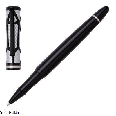 Picture of HUGO BOSS ROLLERBALL PEN CRAFT SILVER CHROME