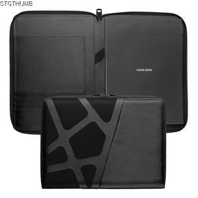 Picture of HUGO BOSS CONFERENCE FOLDER ZIP A4 CRAFT BLACK