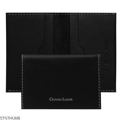 Picture of LACROIX CARD HOLDER with Flap Alter Black
