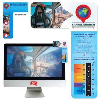 Picture of COMPUTER MONITOR CARD with Temperature Gauge