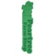 SHAPE EMBOSSED FOAM BOOKMARK image 2