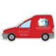Picture of SMALL VAN SHAPE FRIDGE MAGNET