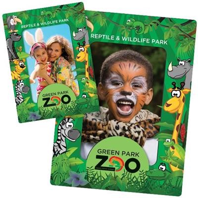 Picture of PHOTO FRAME MAGNET PRINTED FULL COLOUR with Round or Square Push Out Shape