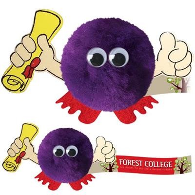 Picture of UNIVERSITY & COLLEGE DIPLOMA HANDHOLDER LOGO BUG with Full Colour Printed Ribbon