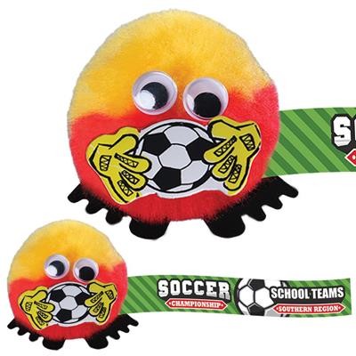 Picture of FOOTBALL LOGO BUG with Full Colour Printed Ribbon