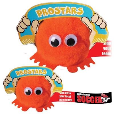 Picture of FOOTBALL SCARF HANDHOLDER LOGO BUG with Full Colour Printed Ribbon