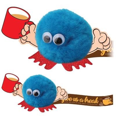 Picture of COFFEE MUG HANDHOLDER LOGO BUG with Full Colour Printed Ribbon