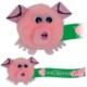 Picture of PIG LOGO BUG with Full Colour Printed Ribbon