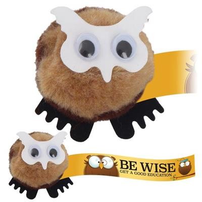 Picture of OWL LOGO BUG with Full Colour Printed Ribbon