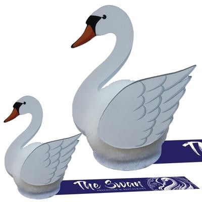 Picture of SWAN LOGO BUG with Full Colour Printed Ribbon