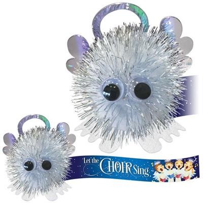 Picture of CHRISTMAS GLITTER ANGEL LOGO BUG