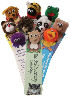 Picture of ANIMAL LOGO BUG BOOKMARK with Round Corners Printed Full Colour on One Side.