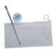 Picture of CLEAR TRANSPARENT PENCIL CASE with FSC Card Insert Digitally Printed in Full Colour 