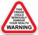 Picture of TRIANGULAR SHAPE FRIDGE MAGNET
