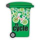 Picture of WHEELIE BIN SHAPE FRIDGE MAGNET