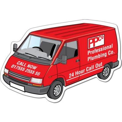 Picture of TRANSIT VAN SHAPE FRIDGE MAGNET