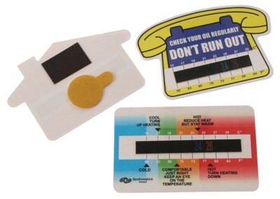 Picture of ROOM THERMOMETER GAUGE CARDS.