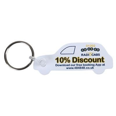 Picture of FLEXIBLE PLASTIC SHAPE KEYRING.