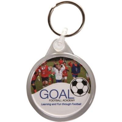 Picture of ROUND PLASTIC KEYRING