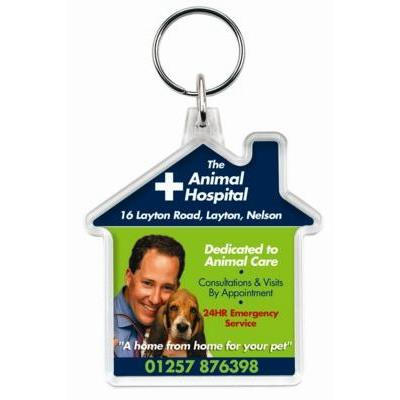 Picture of HOUSE SHAPE KEYRING