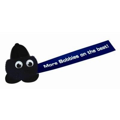 Picture of POLICE HELMET LOGO BUG with Printed Ribbon