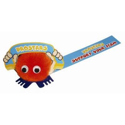 Picture of FOOTBALL SCARF HANDHOLDER LOGO BUG with Full Colour Printed Ribbon