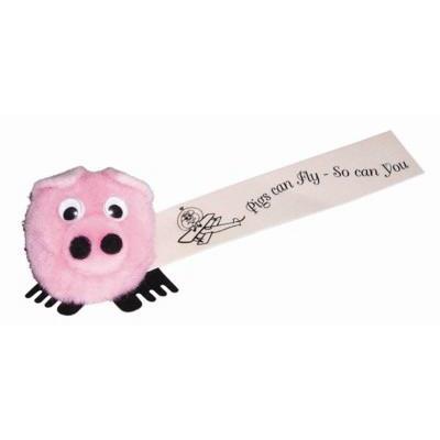 Picture of PIG LOGO BUG with Full Colour Printed Ribbon